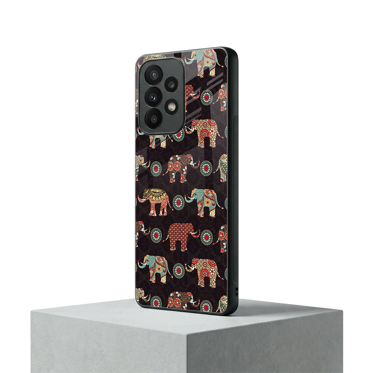 Elephant Art samsung galaxy a23 mobile cover | shockproof glass phone case