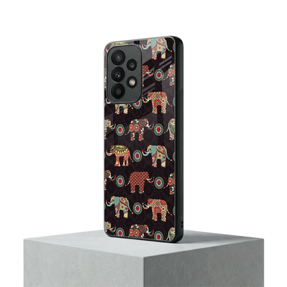 Elephant Art samsung galaxy a23 mobile cover | shockproof glass phone case