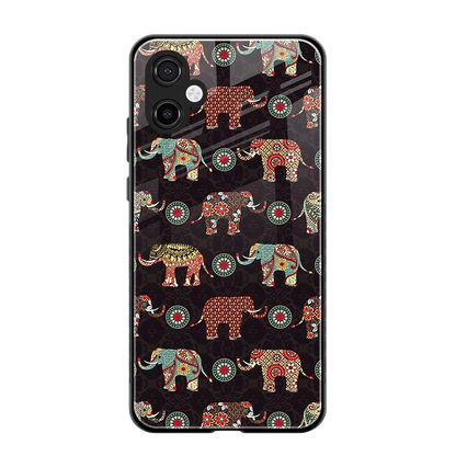 Elephant Art back phone cover | glass case for samsung galaxy a06 5g