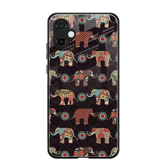 Elephant Art back phone cover | glass case for samsung galaxy a06 5g