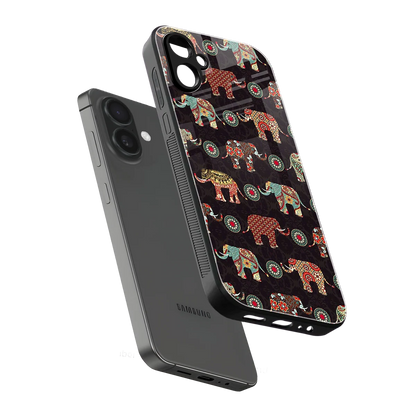 Elephant Art sleek samsung galaxy a06 5g cover with tempered glass back and TPU edges