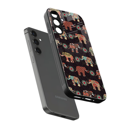 Elephant Art sleek samsung galaxy a14 5g cover with tempered glass back and TPU edges
