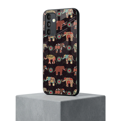Elephant Art samsung galaxy m14 5g mobile cover | shockproof glass phone case