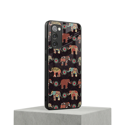 Elephant Art samsung galaxy s20 fe mobile cover | shockproof glass phone case