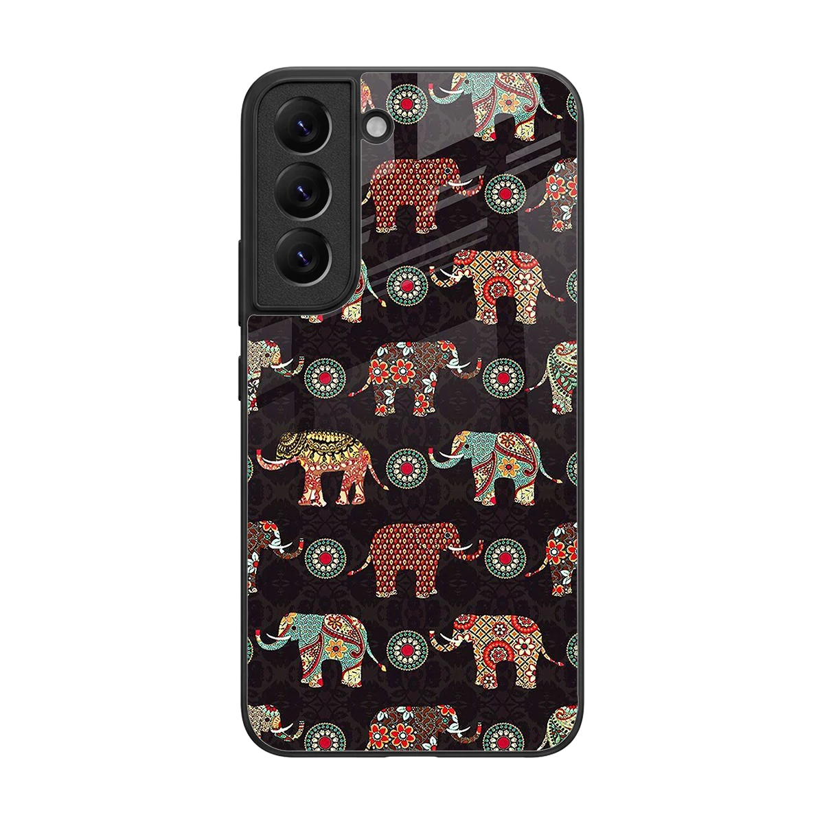 Elephant Art back phone cover | glass case for samsung galaxy s22