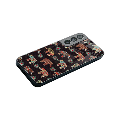 Elephant Art stylish phone case for samsung galaxy s22 | glossy glass and slim fit