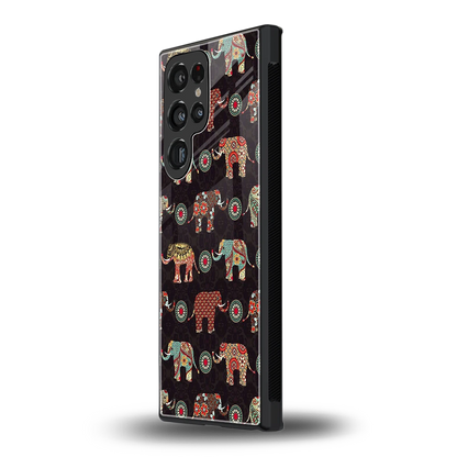 Elephant Art samsung galaxy s24 ultra mobile cover | shockproof glass phone case