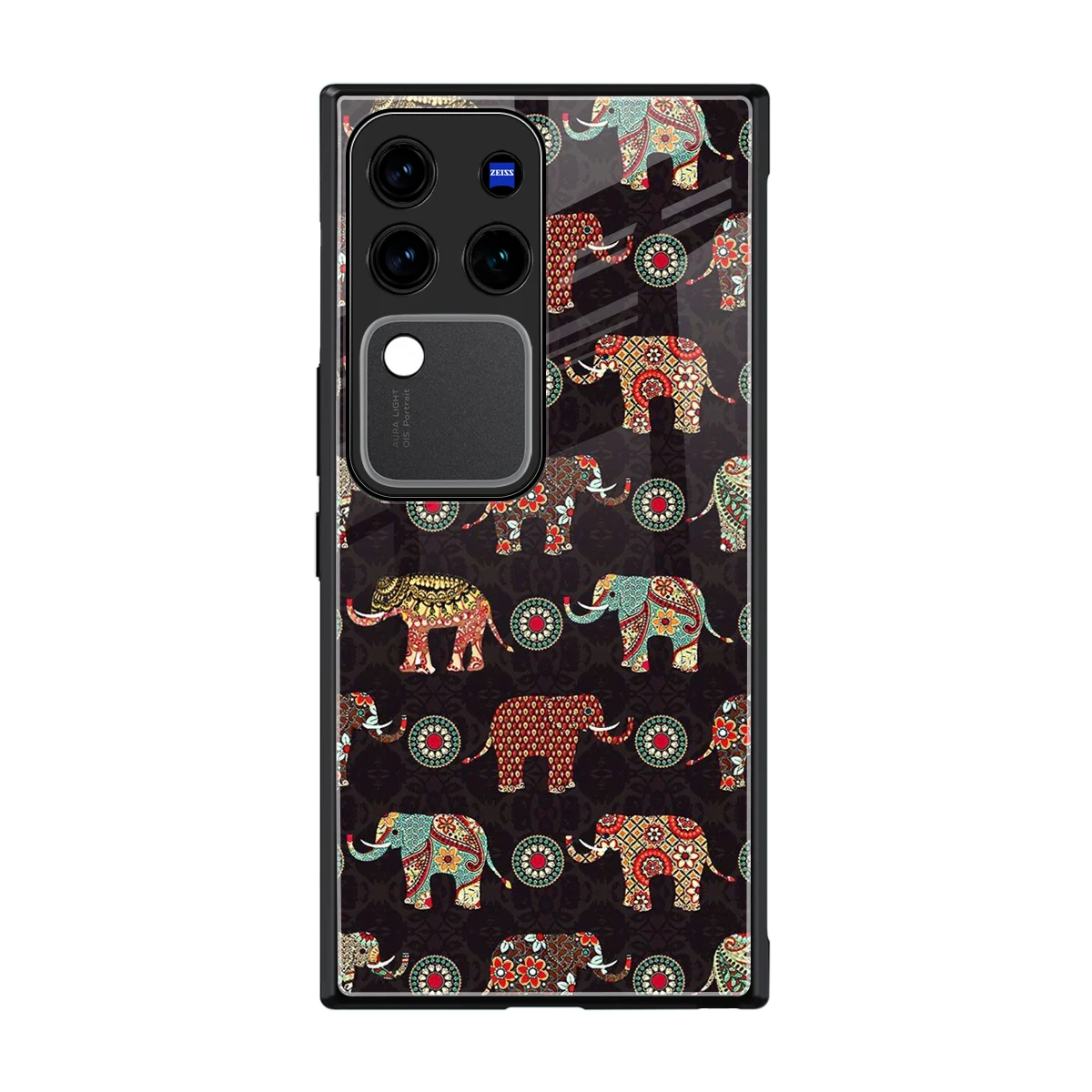 Elephant Art back phone cover | glass case forvivo v30 pro