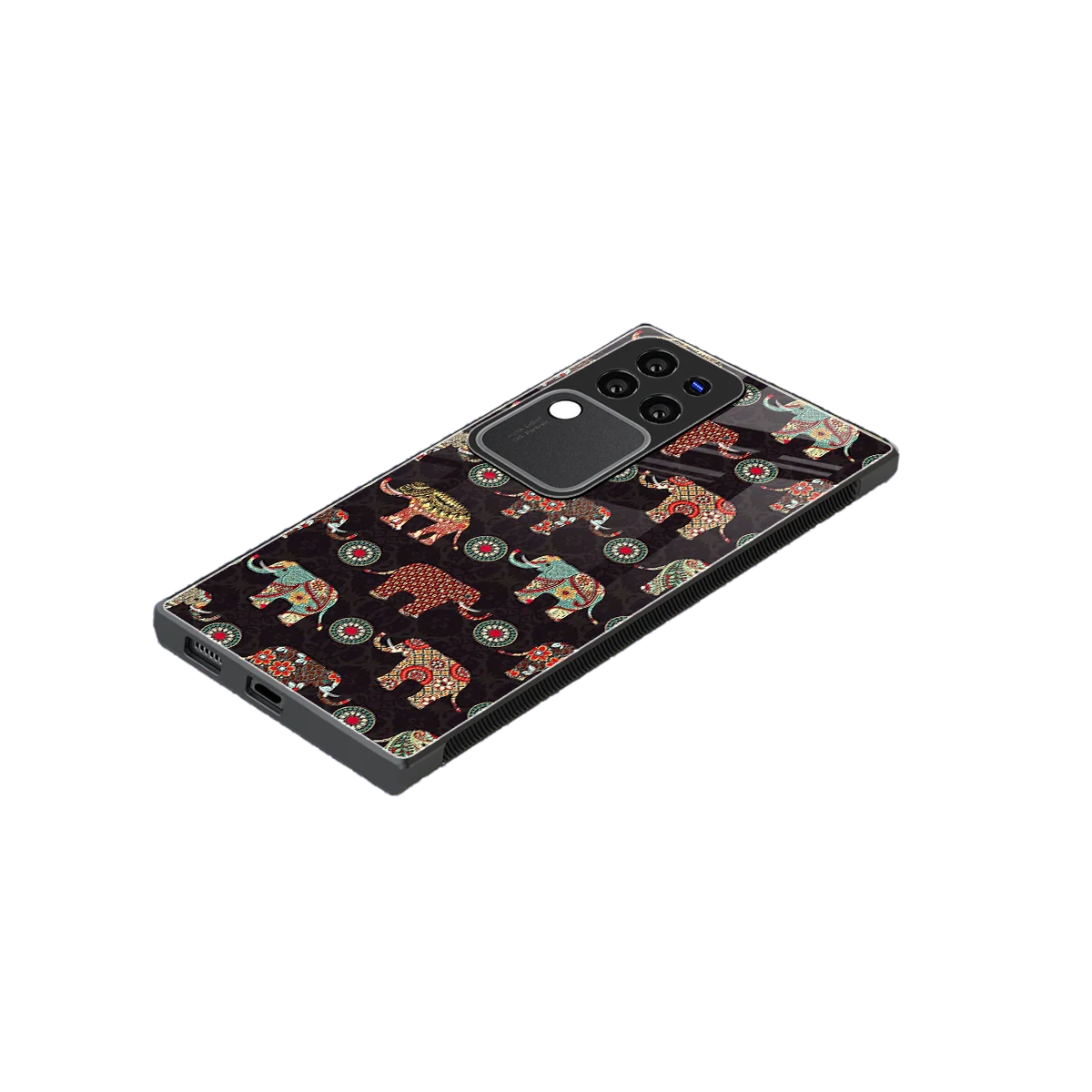 Elephant Art stylish phone case forvivo v30 pro | glossy glass and slim fit