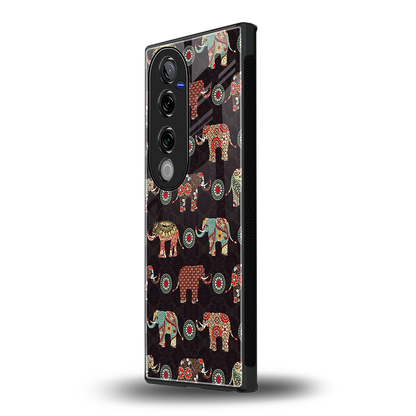 Elephant Art vivo v40 pro mobile cover | shockproof glass phone case