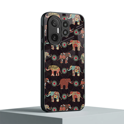 Elephant Art vivo x200 fe mobile cover | shockproof glass phone case