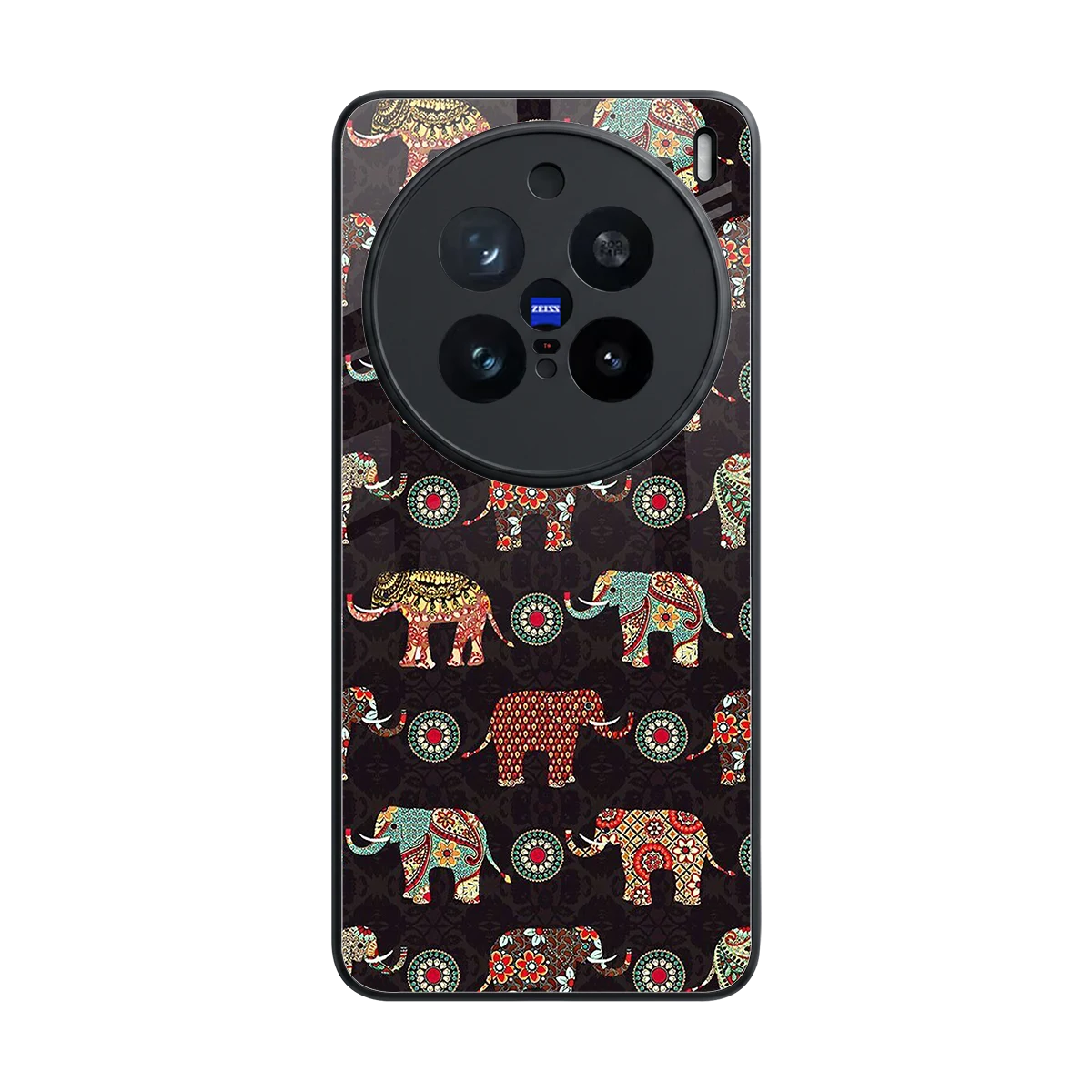 Elephant Art back phone cover | glass case for vivo x200 pro