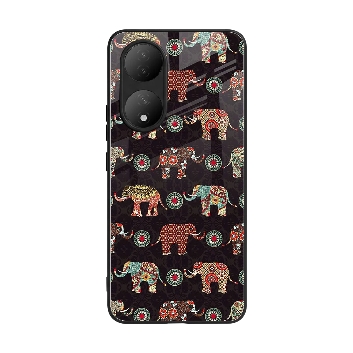 Elephant Art back phone cover | glass case for Vivo-y100