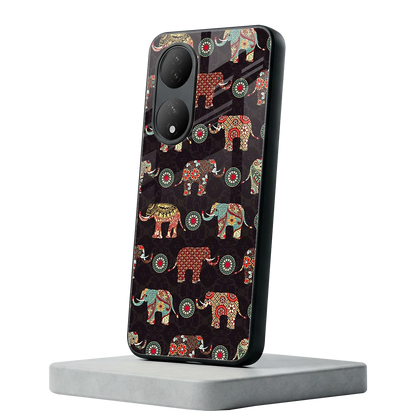 Elephant Art Vivo-y100 mobile cover | shockproof glass phone case