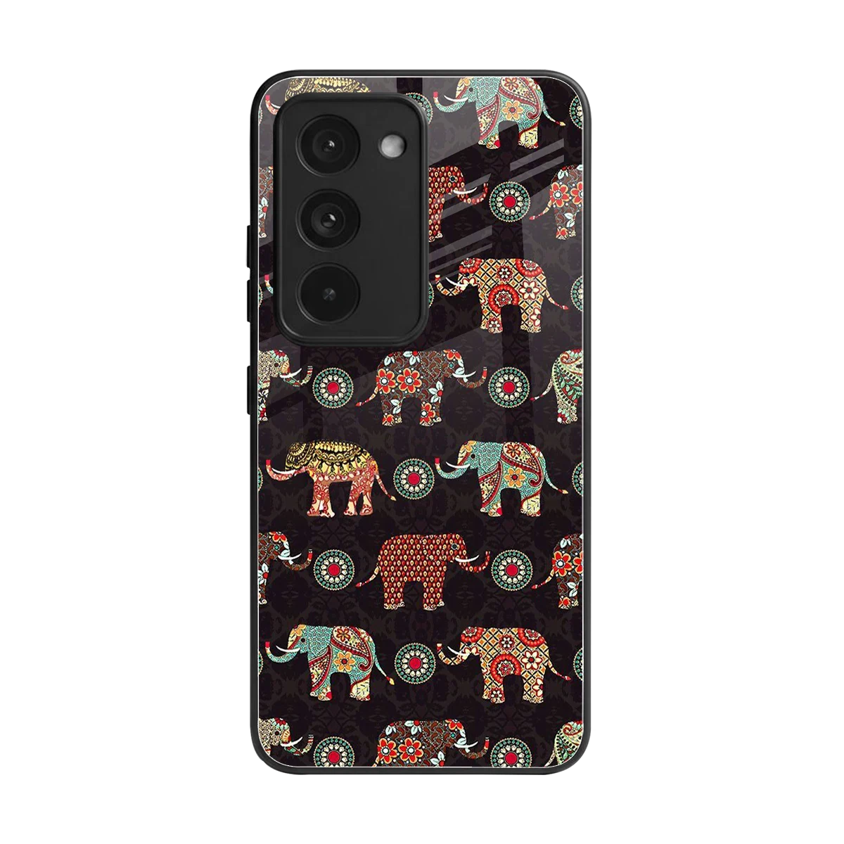 Elephant Art back phone cover | glass case for redmi 15 5g