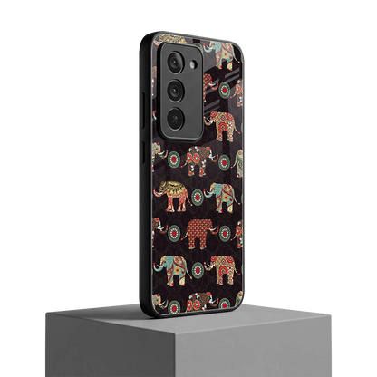 Elephant Art redmi 15 5g mobile cover | shockproof glass phone case