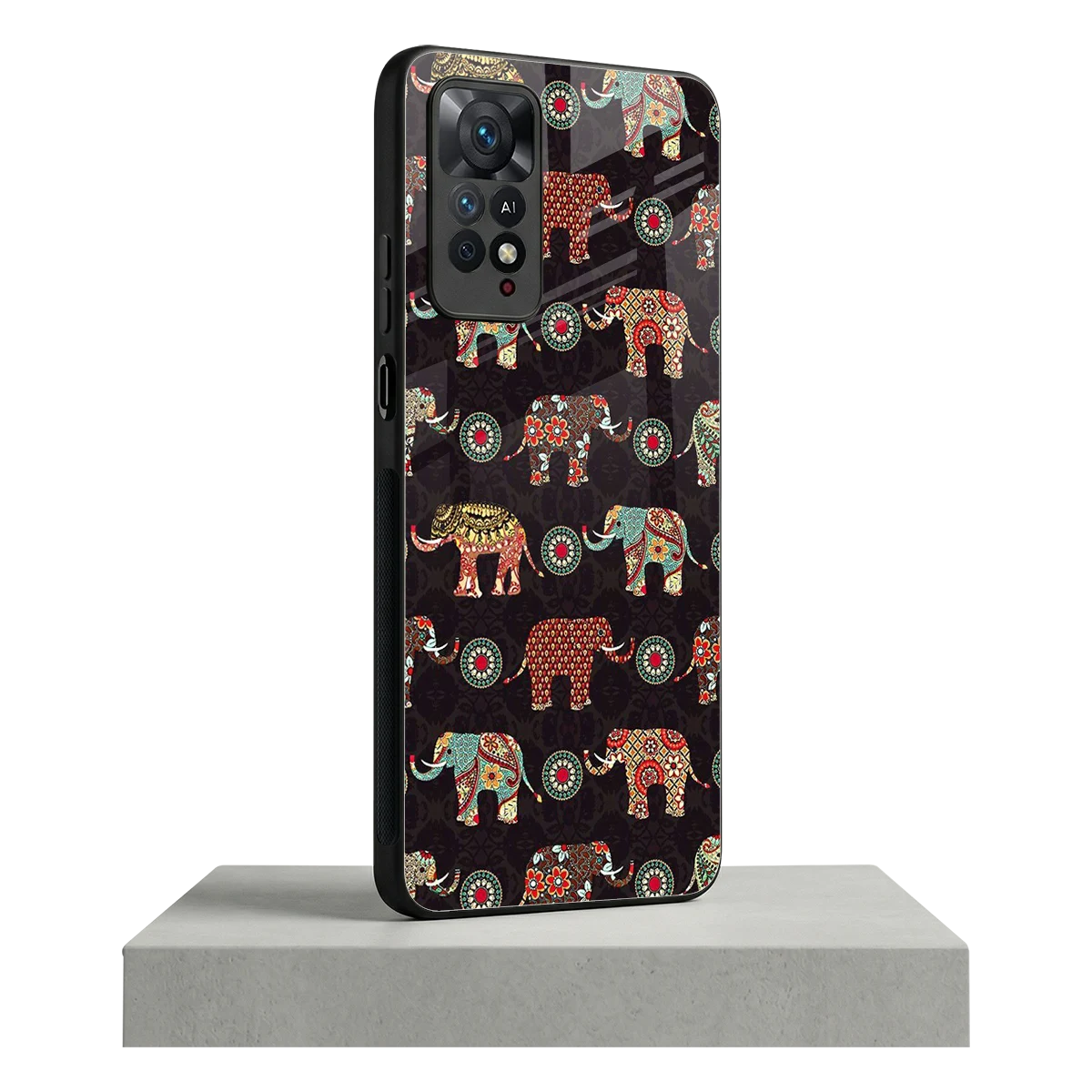 Elephant Art redmi note 11 pro mobile cover | shockproof glass phone case