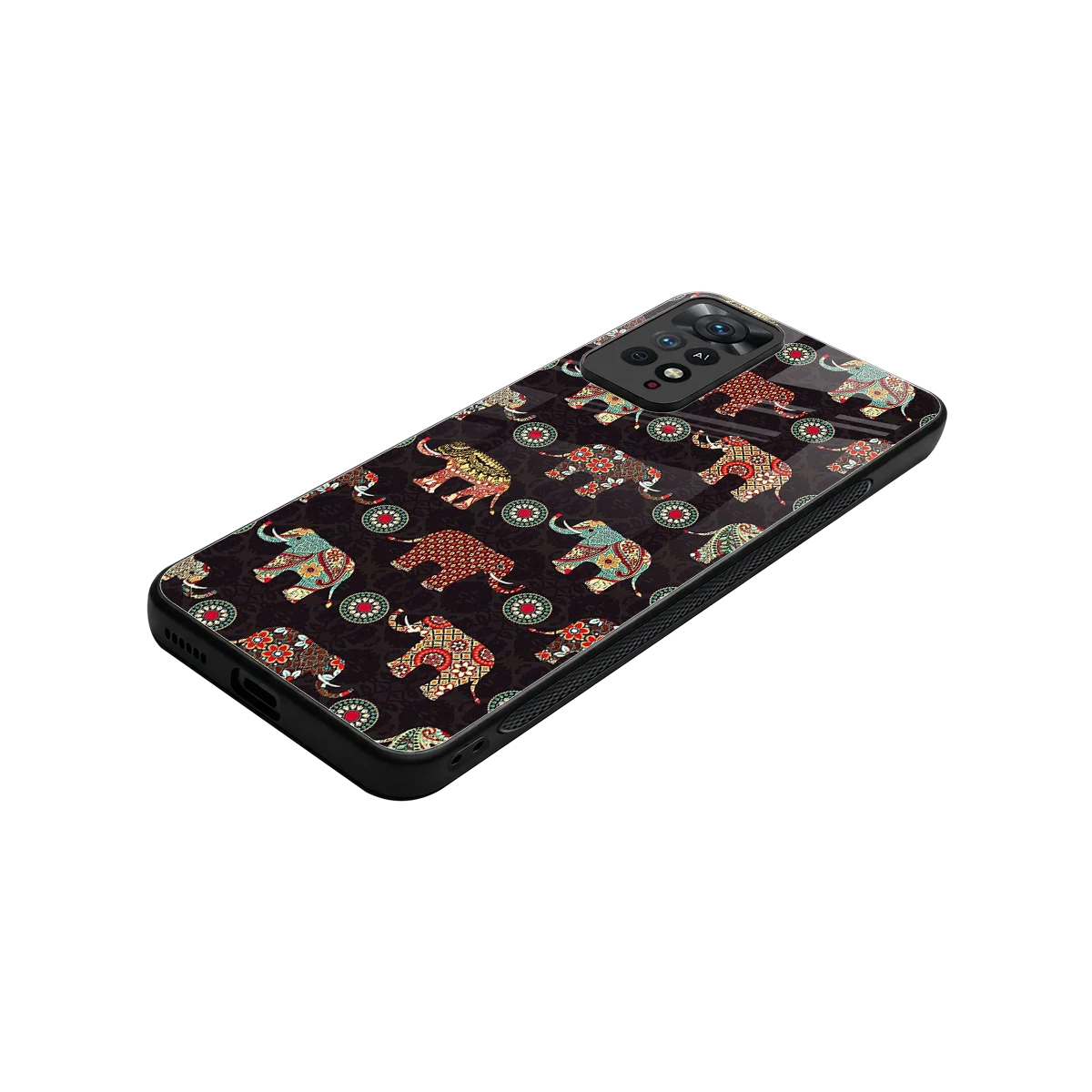 Elephant Art stylish phone case for redmi note 11 pro | glossy glass and slim fit