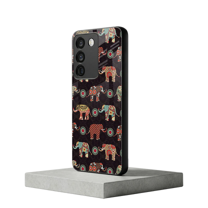 Elephant Art vivo y200 5g mobile cover | shockproof glass phone case