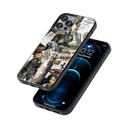 Protective Glass Back Phone Case Compatible with iPhone, Samsung, OnePlus, Pixel & More