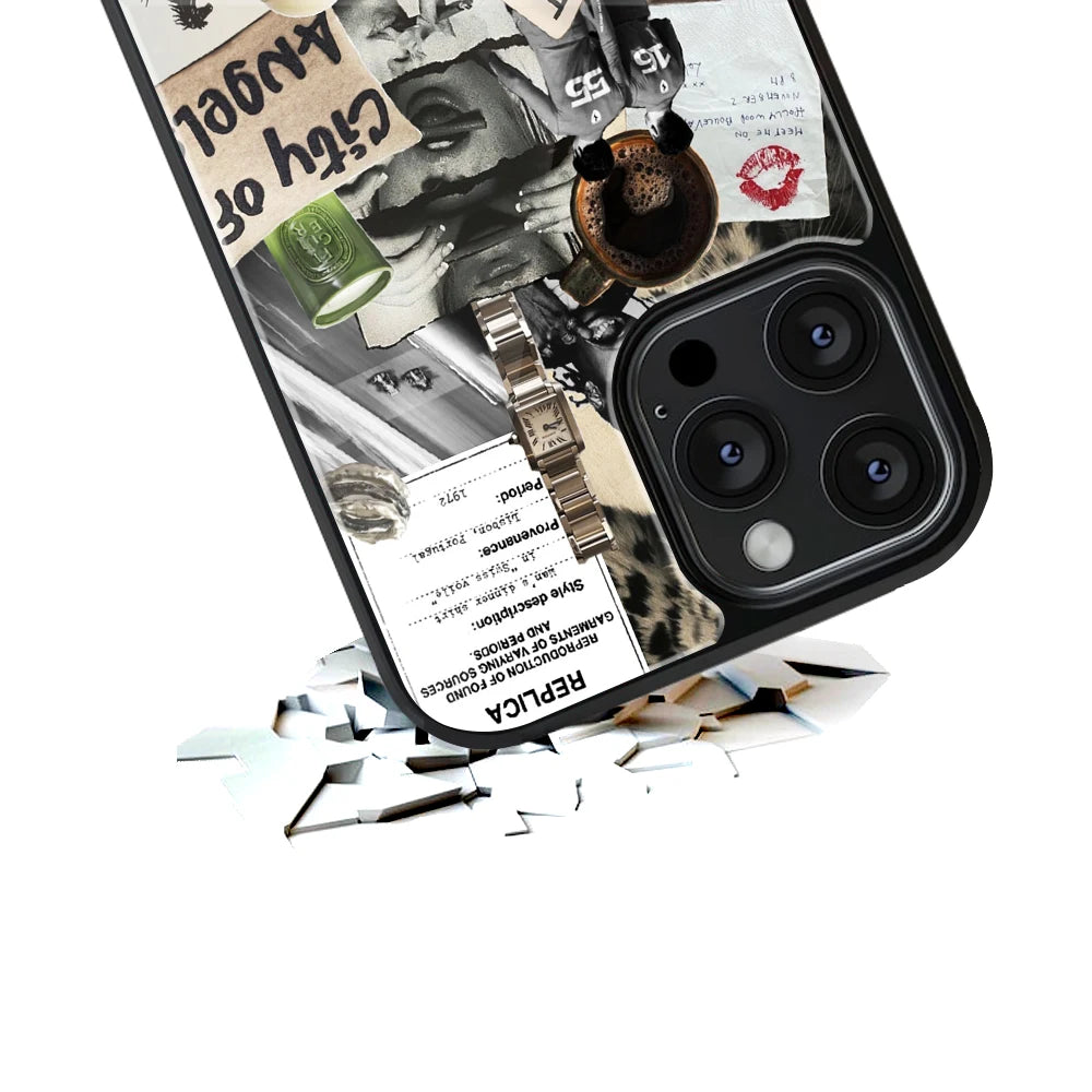 Durable Glass Back Mobile Case for iPhone, Samsung, OnePlus, Google Pixel, Redmi, Vivo, Oppo