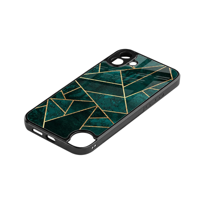 Emerald Geometry stylish phone case for cmf nothing phone 1 | glossy glass and slim fit