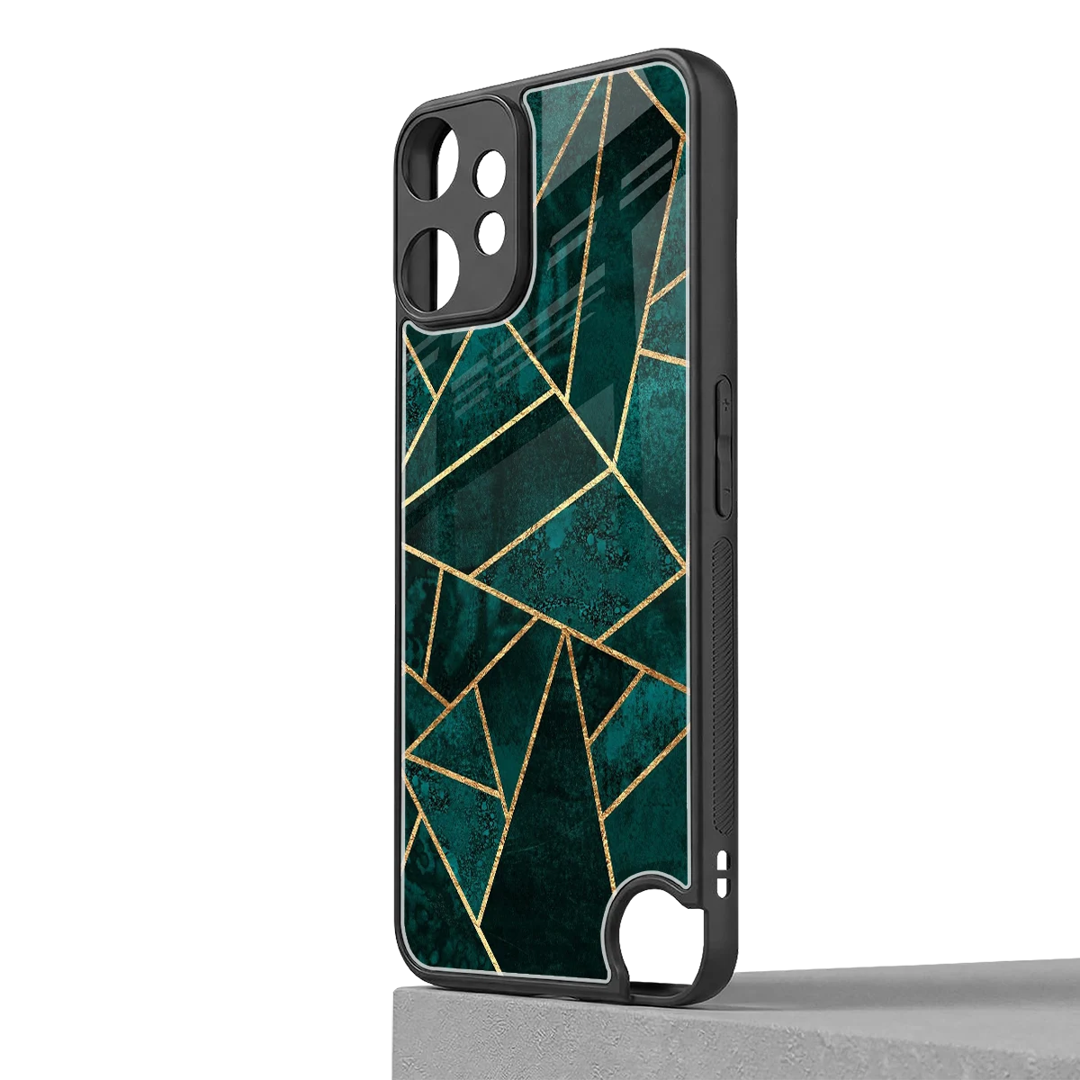 Emerald Geometry cmf nothing phone 2 pro mobile cover | shockproof glass phone case