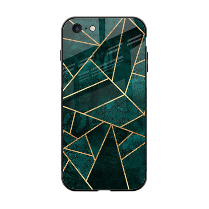 Emerald Geometry back phone cover | glass case for iphone 6s