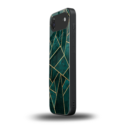 Emerald Geometry iphone air mobile cover | shockproof glass phone case