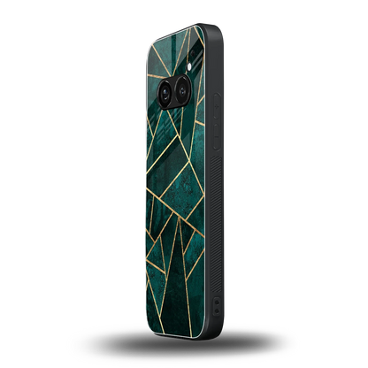 Emerald Geometry nothing phone 2a mobile cover | shockproof glass phone case