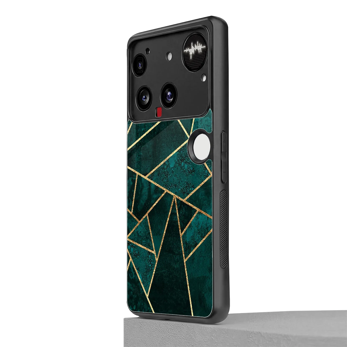 Emerald Geometry nothing phone 3 mobile cover | shockproof glass phone case