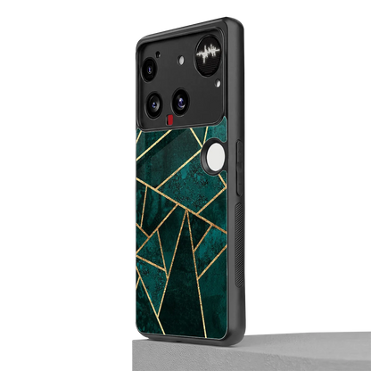 Emerald Geometry nothing phone 3 mobile cover | shockproof glass phone case
