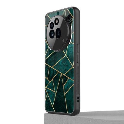 Emerald Geometry nothing phone 3a pro mobile cover | shockproof glass phone case