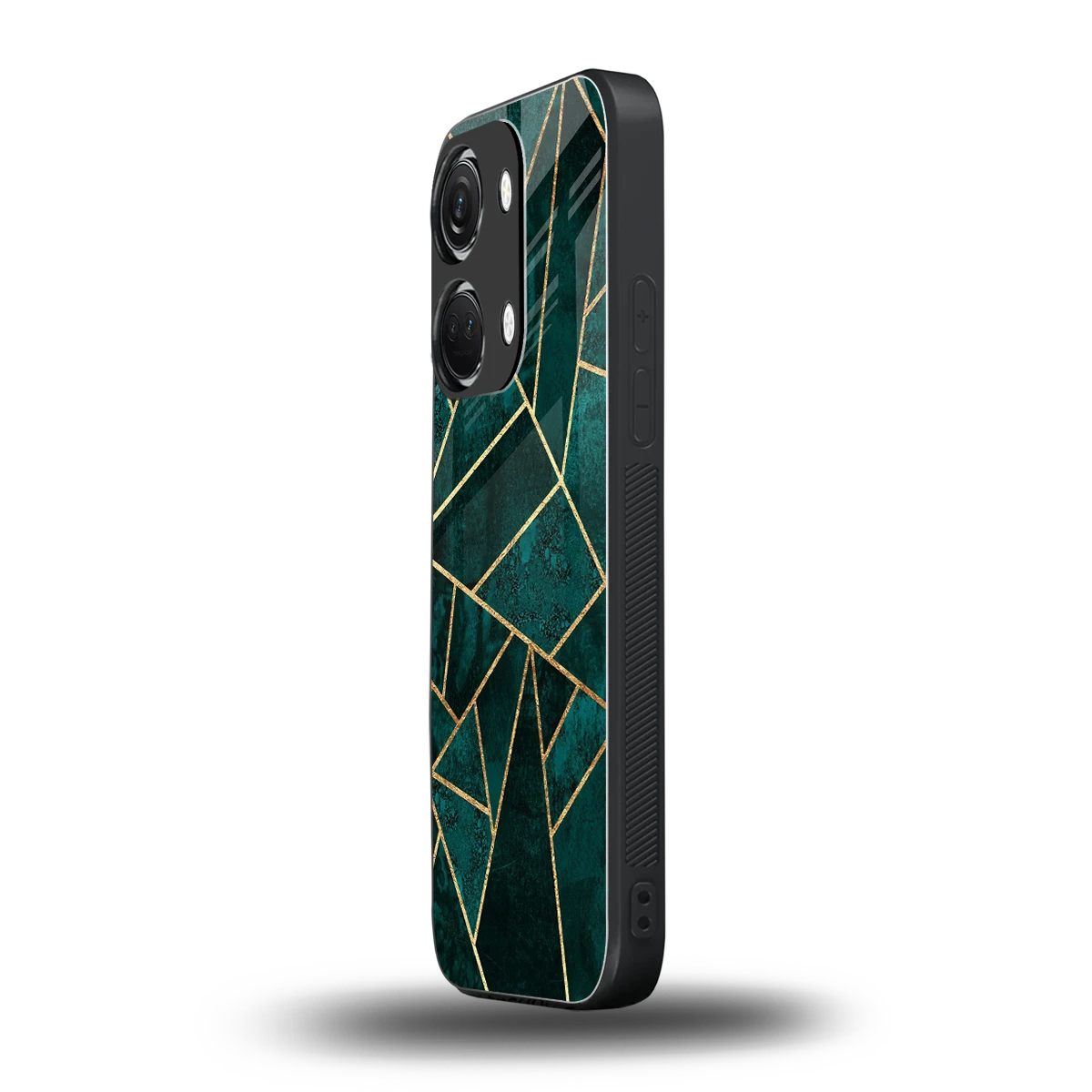 Emerald Geometry oneplus nord 3 mobile cover | shockproof glass phone case