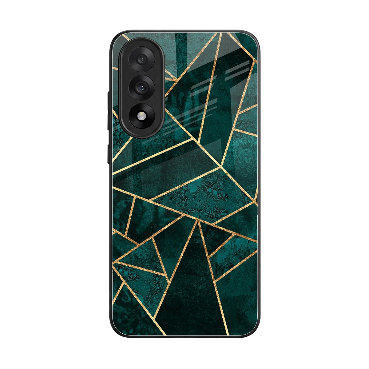 Emerald Geometry back phone cover | glass case for oneplus nord 5