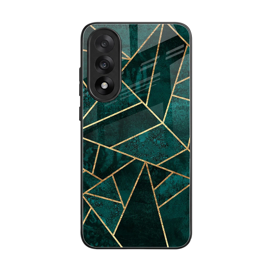 Emerald Geometry back phone cover | glass case for oneplus nord 5