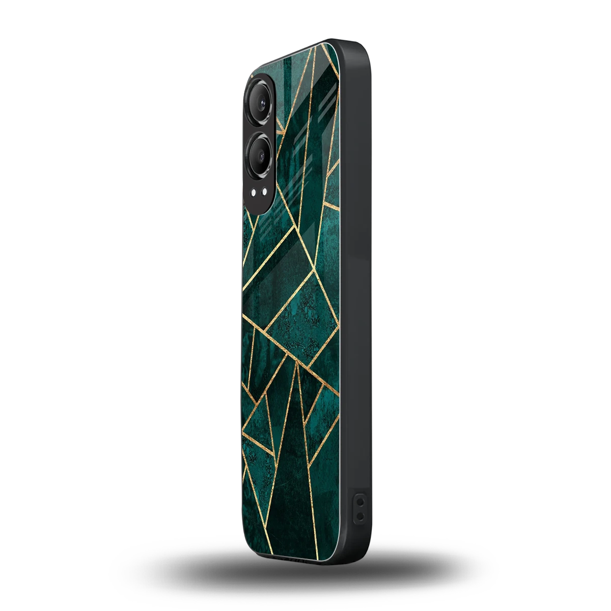 Emerald Geometry oneplus nord ce 4 lite mobile cover | shockproof glass phone case