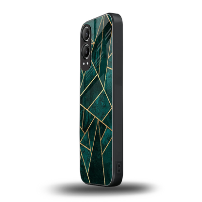 Emerald Geometry oneplus nord ce 4 lite mobile cover | shockproof glass phone case