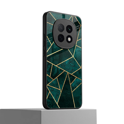 Emerald Geometry oppo f29 pro 5g mobile cover | shockproof glass phone case