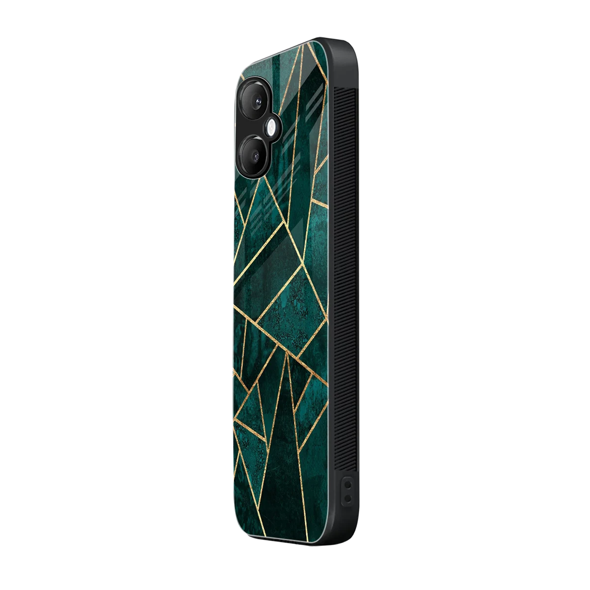 Emerald Geometry samsung galaxy a06 5g mobile cover | shockproof glass phone case