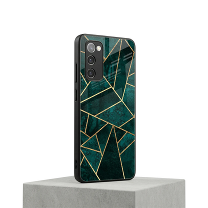 Emerald Geometry samsung galaxy s20 fe mobile cover | shockproof glass phone case