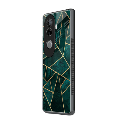 Emerald Geometry vivo v40e mobile cover | shockproof glass phone case