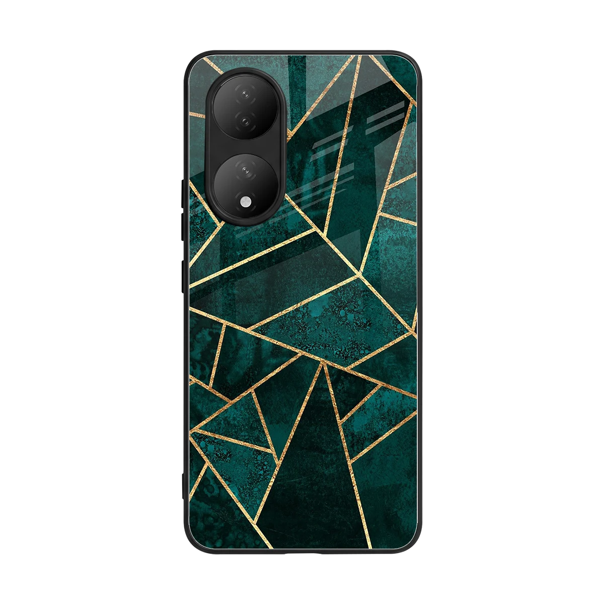 Emerald Geometry back phone cover | glass case for Vivo-y100