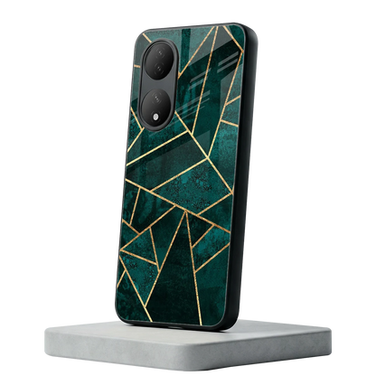 Emerald Geometry Vivo-y100 mobile cover | shockproof glass phone case