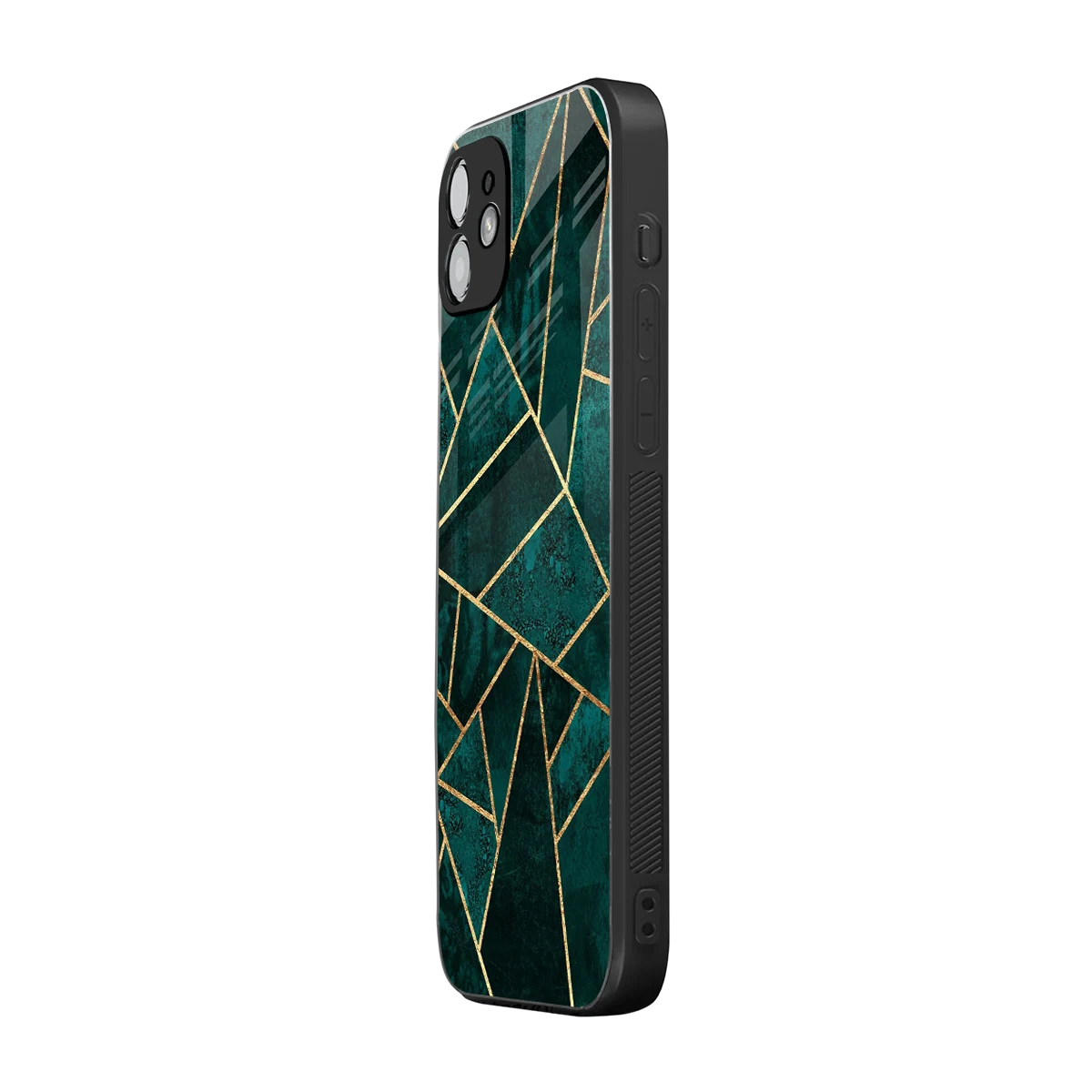 Emerald Geometry iphone 11 mobile cover | shockproof glass phone case