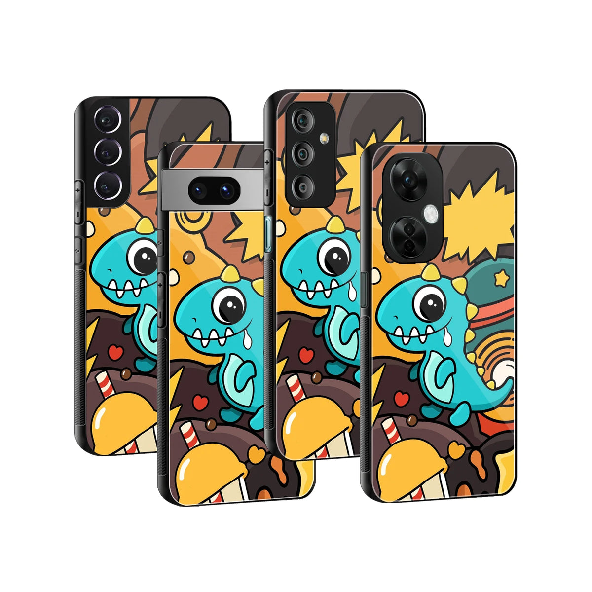 Stylish Glass Back Case for All Smartphones iPhone, Samsung, OnePlus, Pixel, Redmi, Oppo, Vivo, Motorola