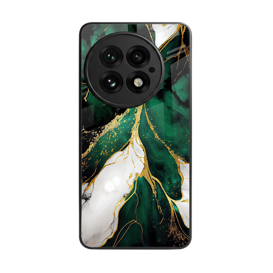 Emerald Luxe back phone cover | glass case for oneplus 13