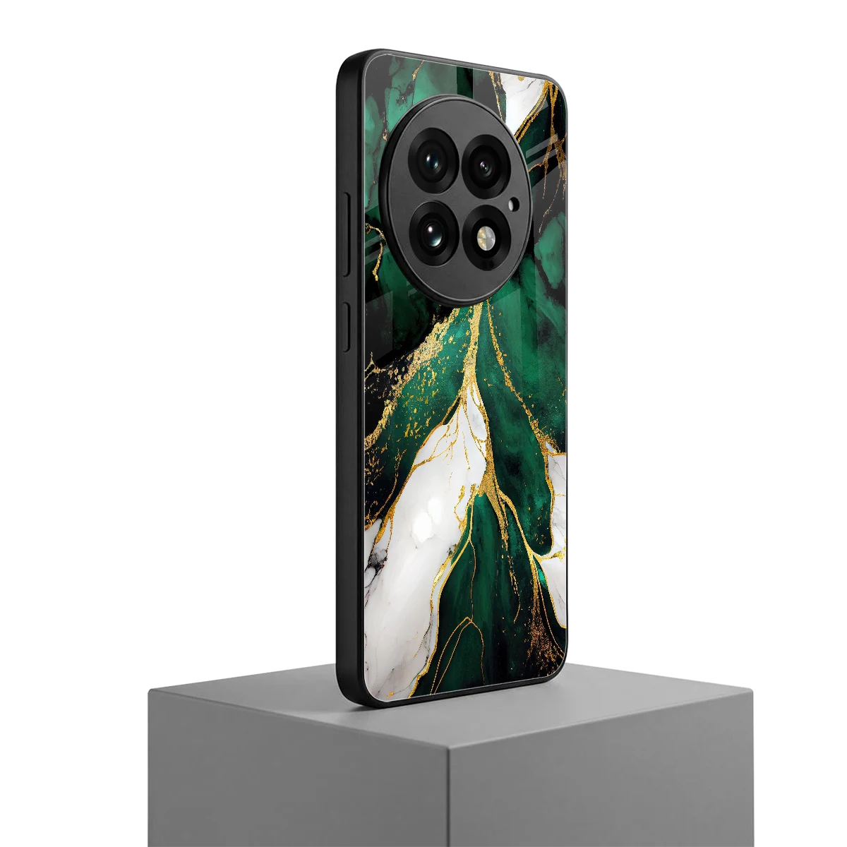 Emerald Luxe oneplus 13 mobile cover | shockproof glass phone case