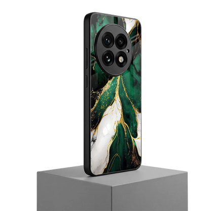 Emerald Luxe oneplus 13 mobile cover | shockproof glass phone case