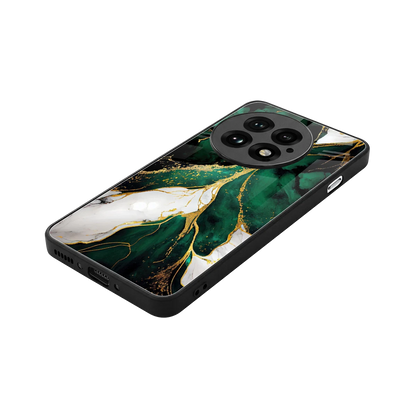 Emerald Luxe stylish phone case for oneplus 13 | glossy glass and slim fit